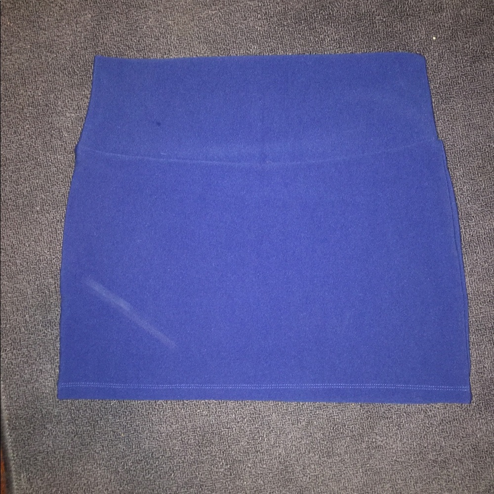 Blue skirt